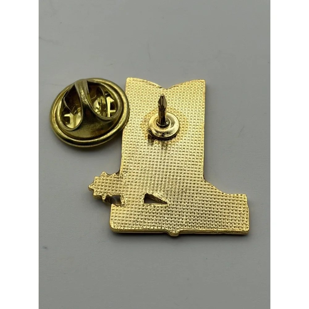 GMC Houston Texas General Motors Trucks Cowboy Boot Spur Western‎ Lapel Hat Pin